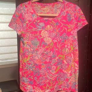 Lilly Pulitzer Bright Pink Tee
